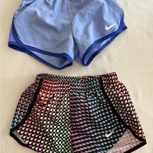 Nike Toddler 3T Light Blue and Multicolor Nike Dri Fit Athletic Shorts